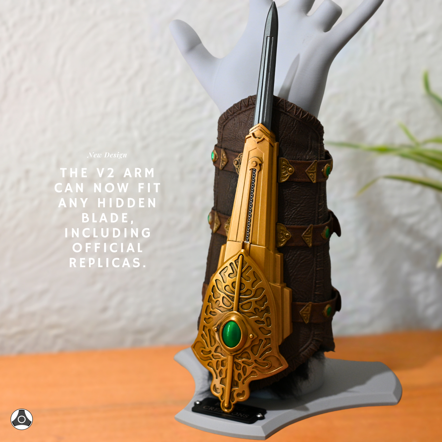 Rawice Creations V2 LEFT Display Arm Stand - For Assassin's Hidden Blades