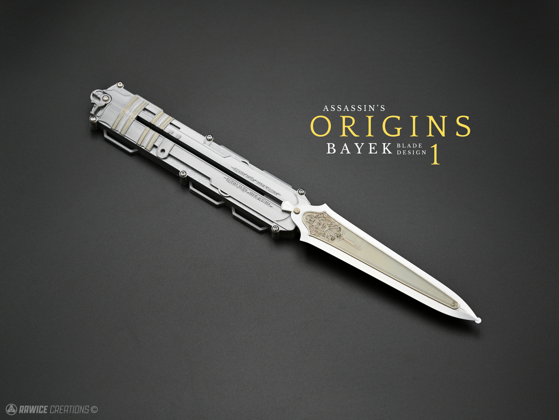 RAWICE CREATIONS V2 Assassin's Origins Bayek of Siwa Hidden Blade (Design 1)