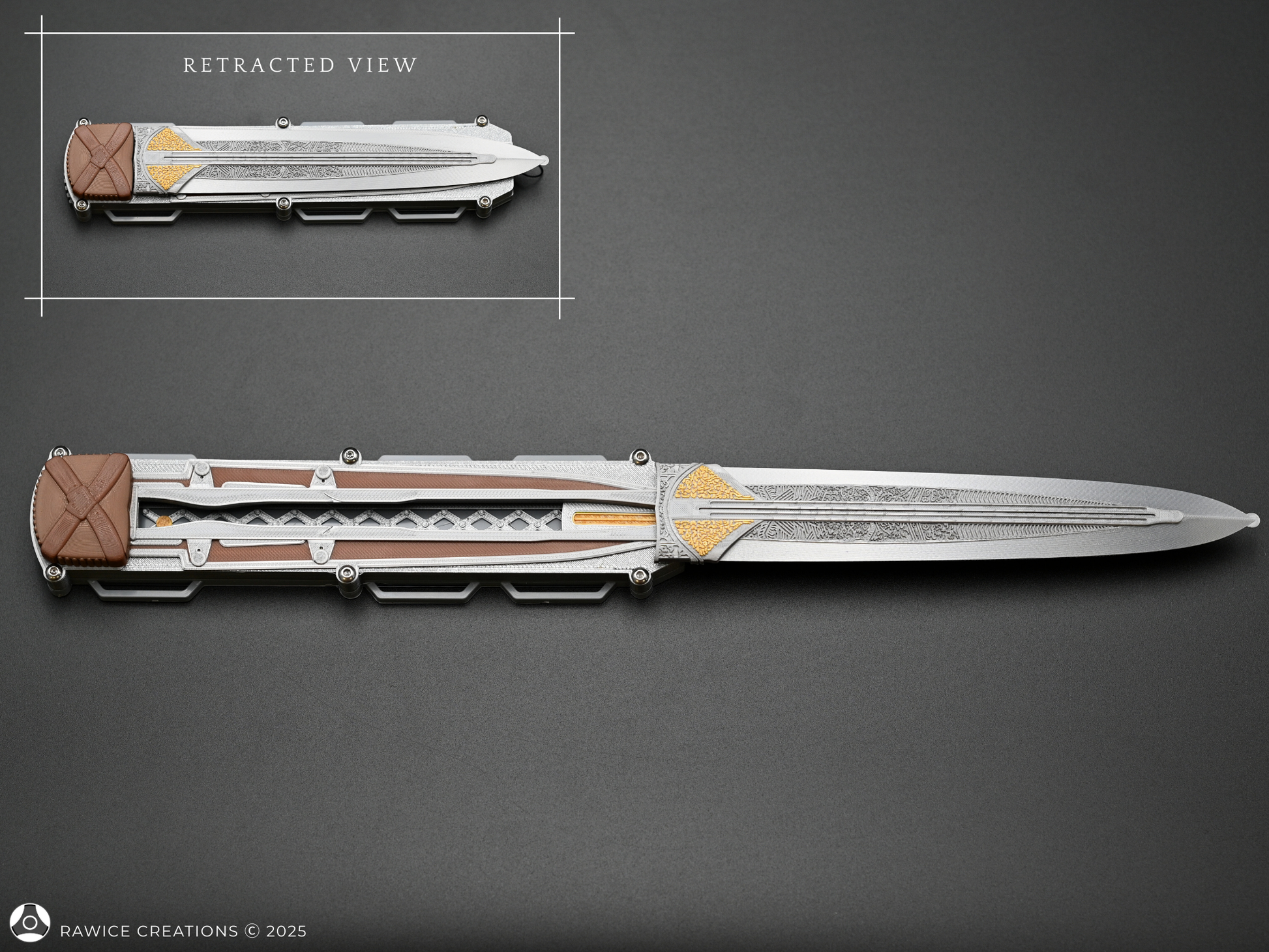 RAWICE CREATIONS V2 Assassin's Odyssey Darius Hidden Blade