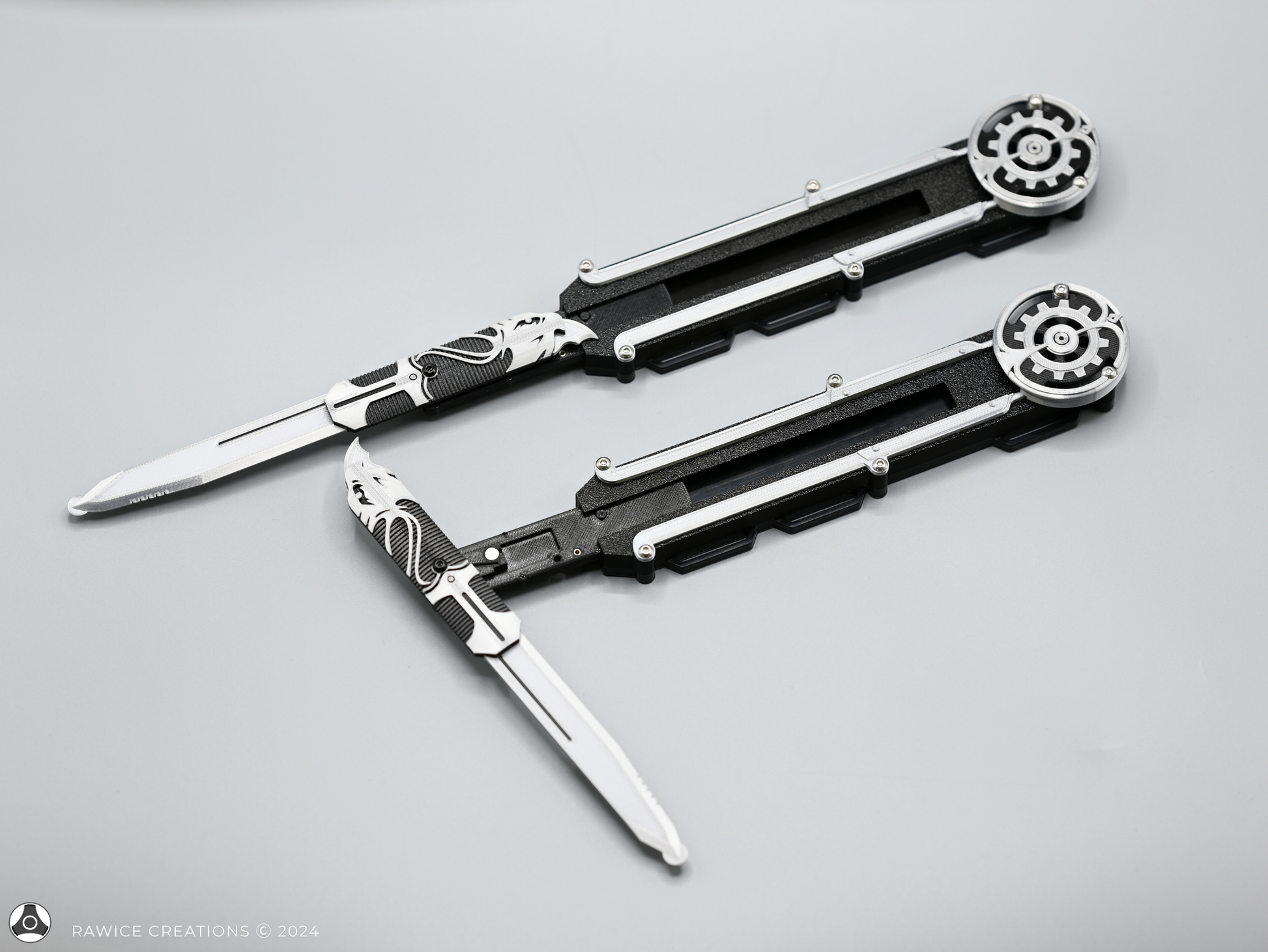 RAWICE CREATIONS V2 Assassin's AC III Connor Kenway Pivot Hidden Blade (RIGHT Arm Version)