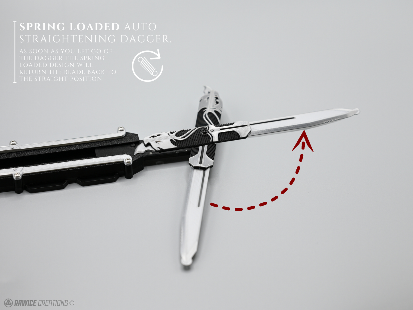 V2 Assassin's AC III Connor Kenway Pivot Hidden Blades (Blade PAIR)