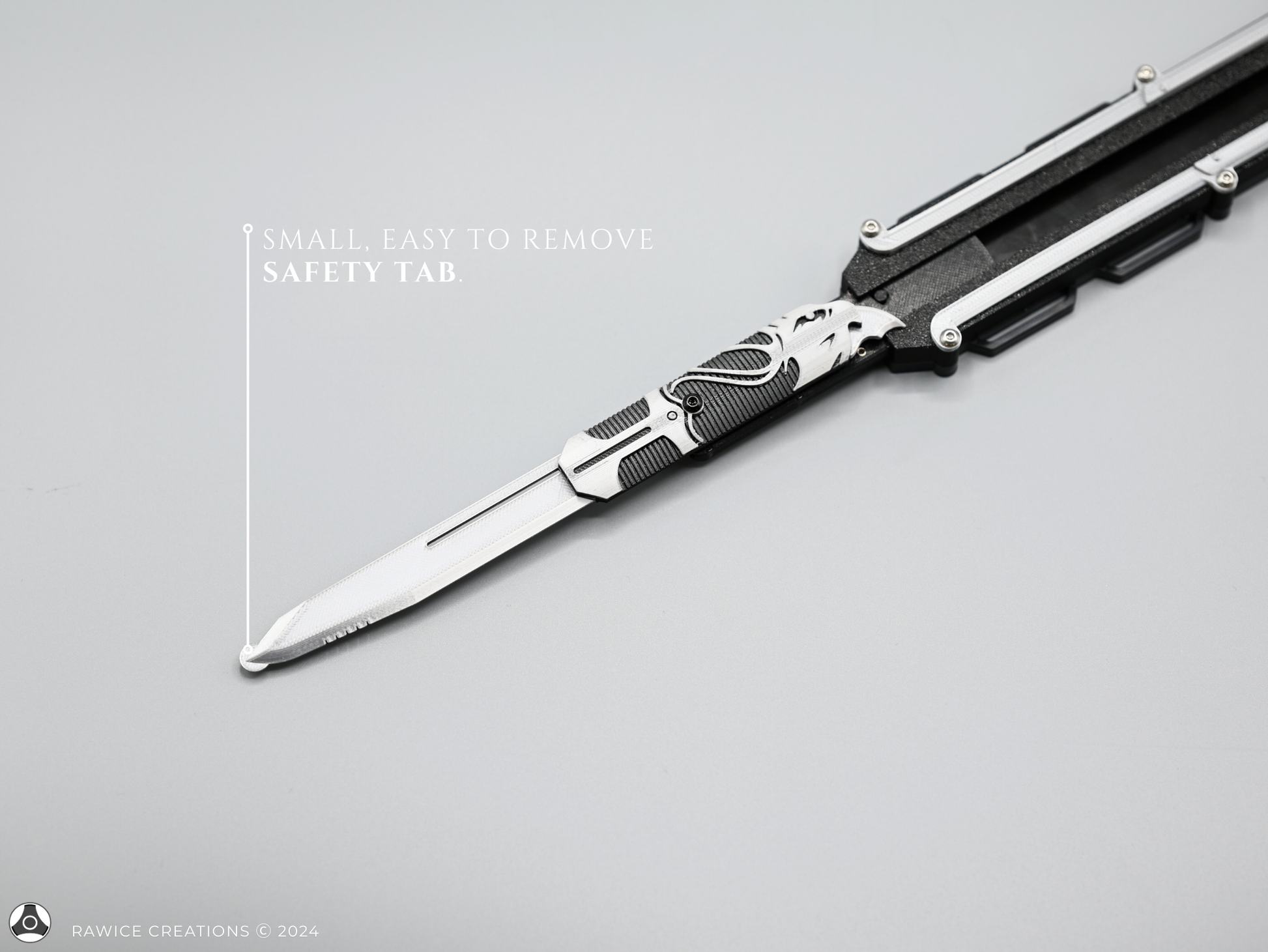 RAWICE CREATIONS V2 Assassin's AC III Connor Kenway Pivot Hidden Blade (RIGHT Arm Version)
