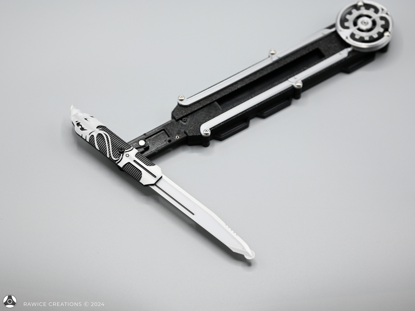 RAWICE CREATIONS V2 Assassin's AC III Connor Kenway Pivot Hidden Blade (RIGHT Arm Version)