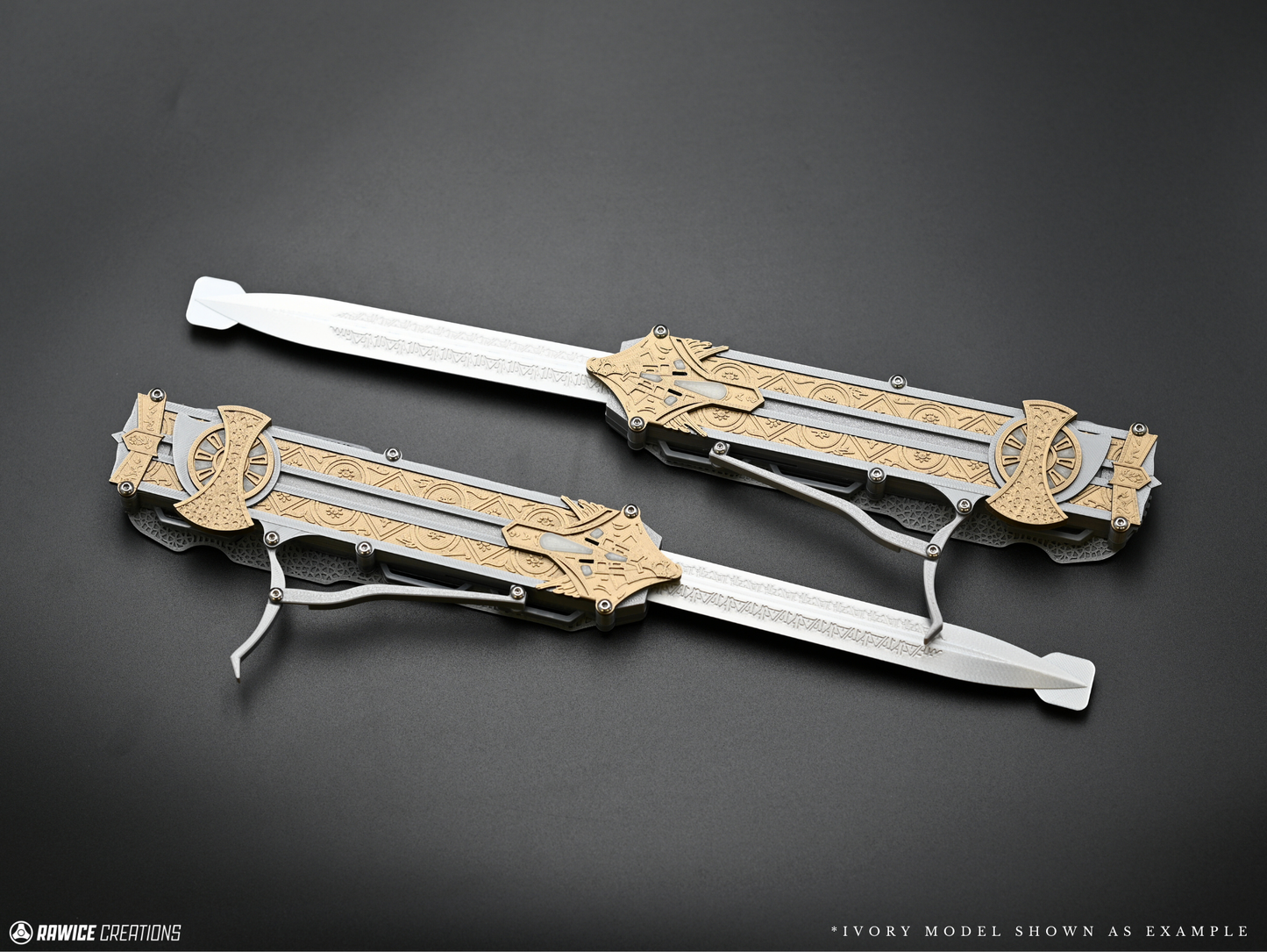 RAWICE CREATIONS V2 Assassin's Aguilar Hidden Blades Pair - AC Movie Blades (2 Colour Options)