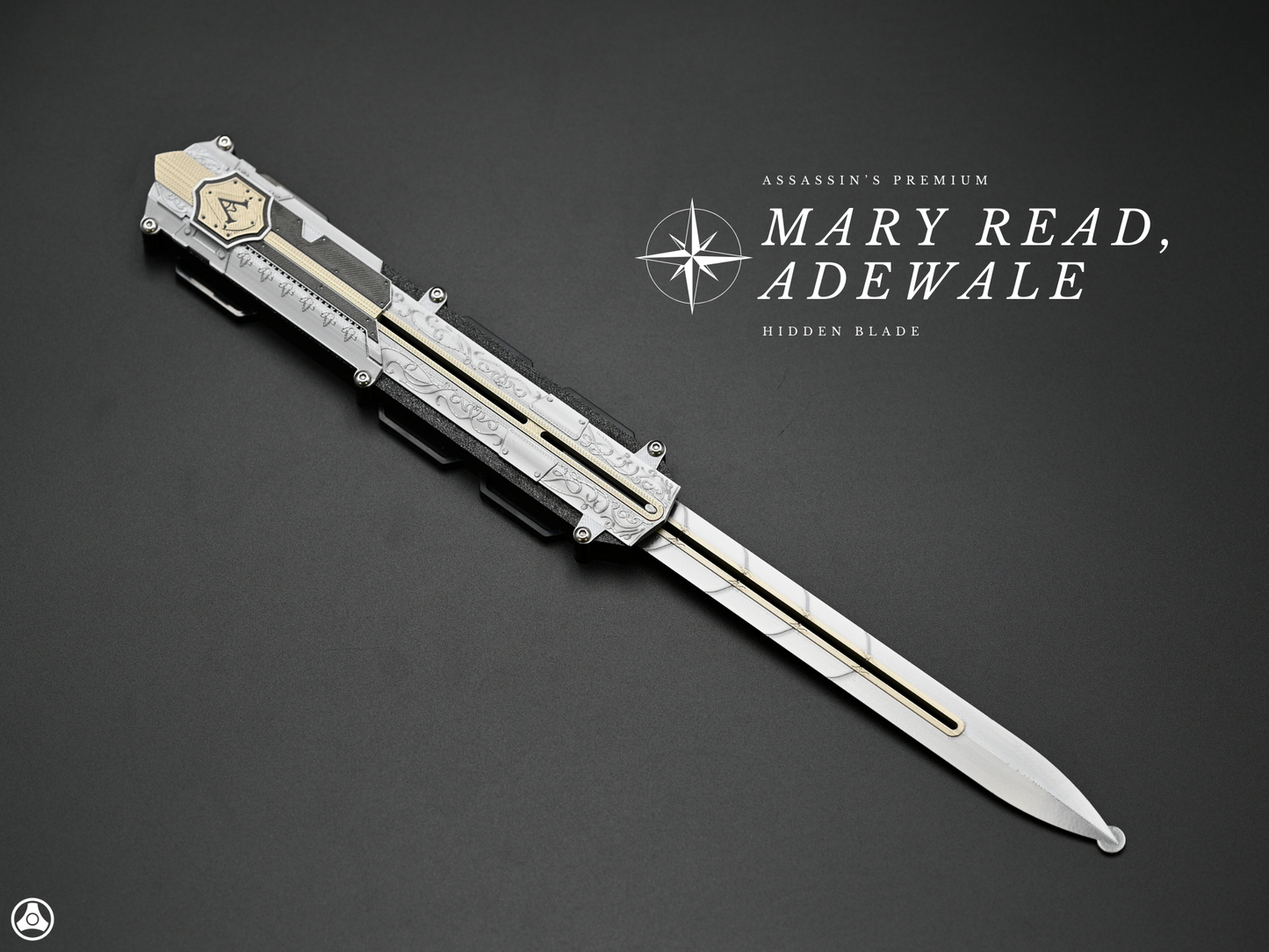 RAWICE CREATIONS V2 Assassin's Black Flag Adewale / Mary Read Hidden Blade Premium Edition