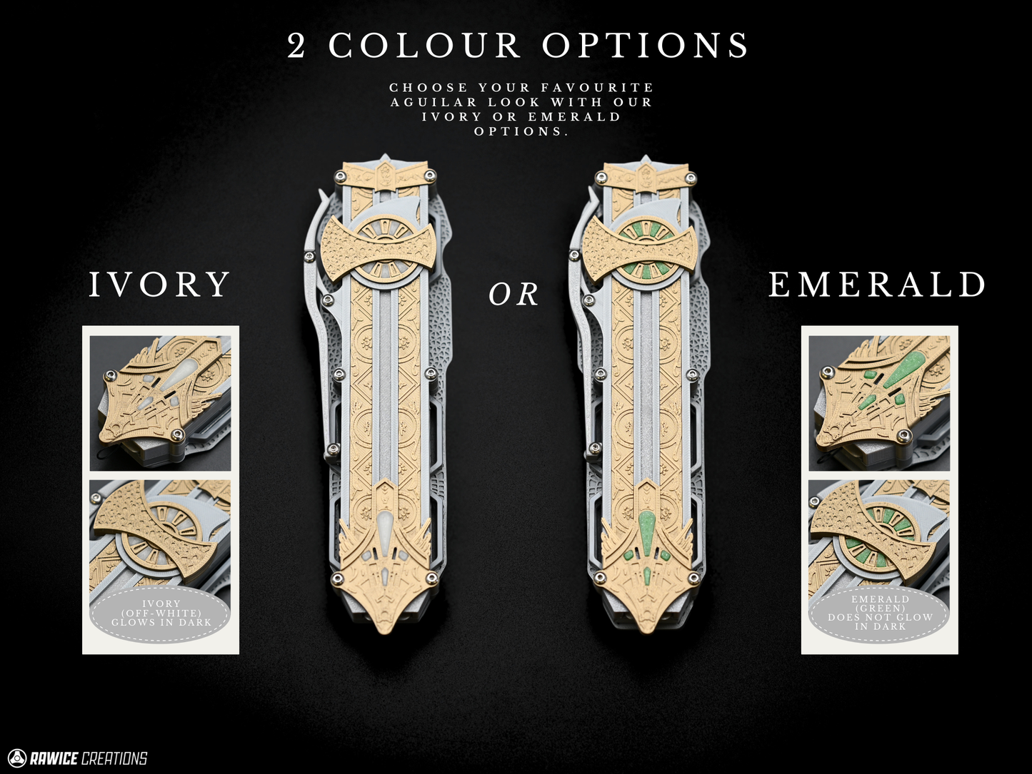 RAWICE CREATIONS V2 Assassin's Aguilar Hidden Blade - AC Movie Blade