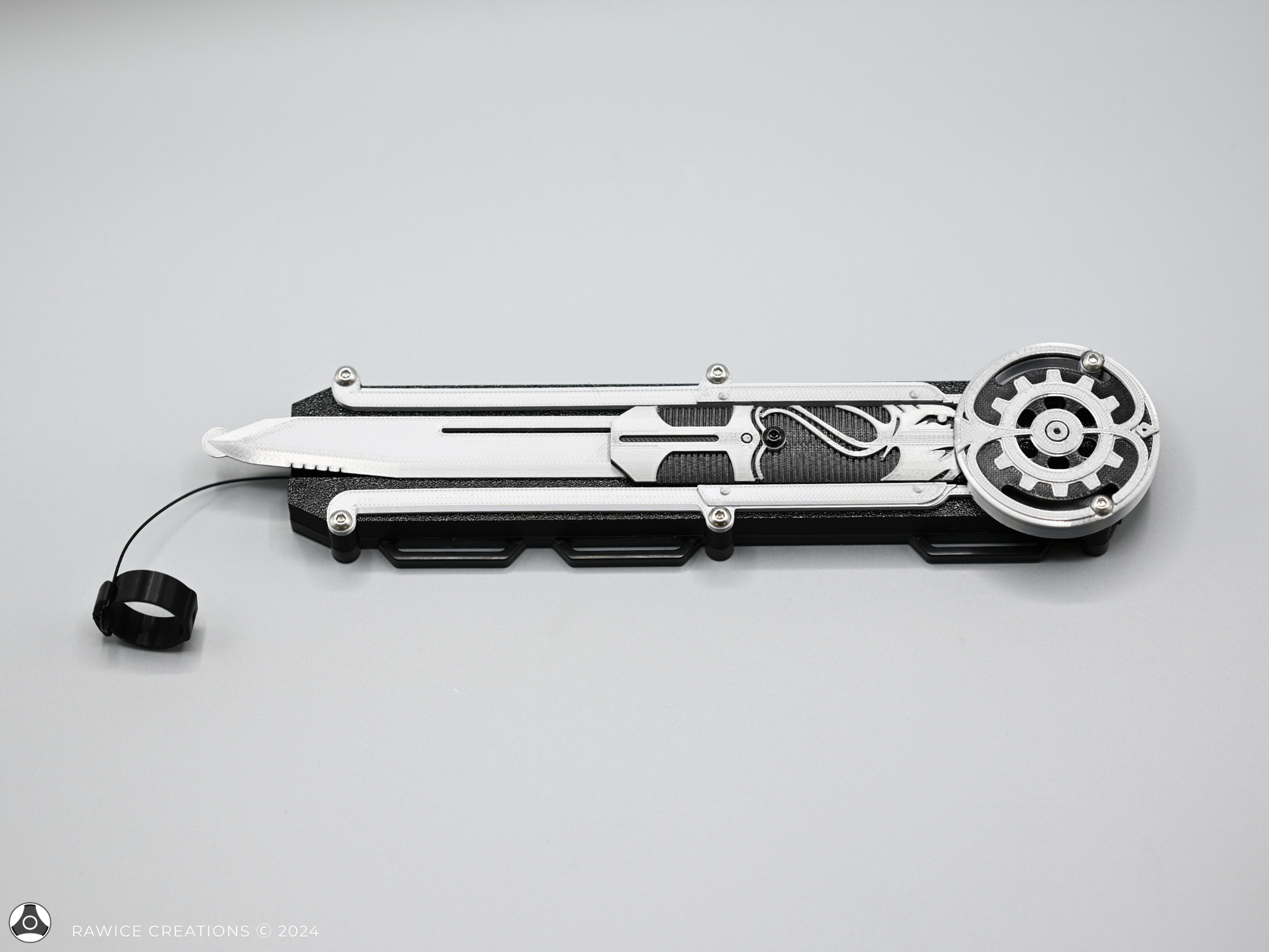RAWICE CREATIONS V2 Assassin's AC III Connor Kenway Pivot Hidden Blade (RIGHT Arm Version)