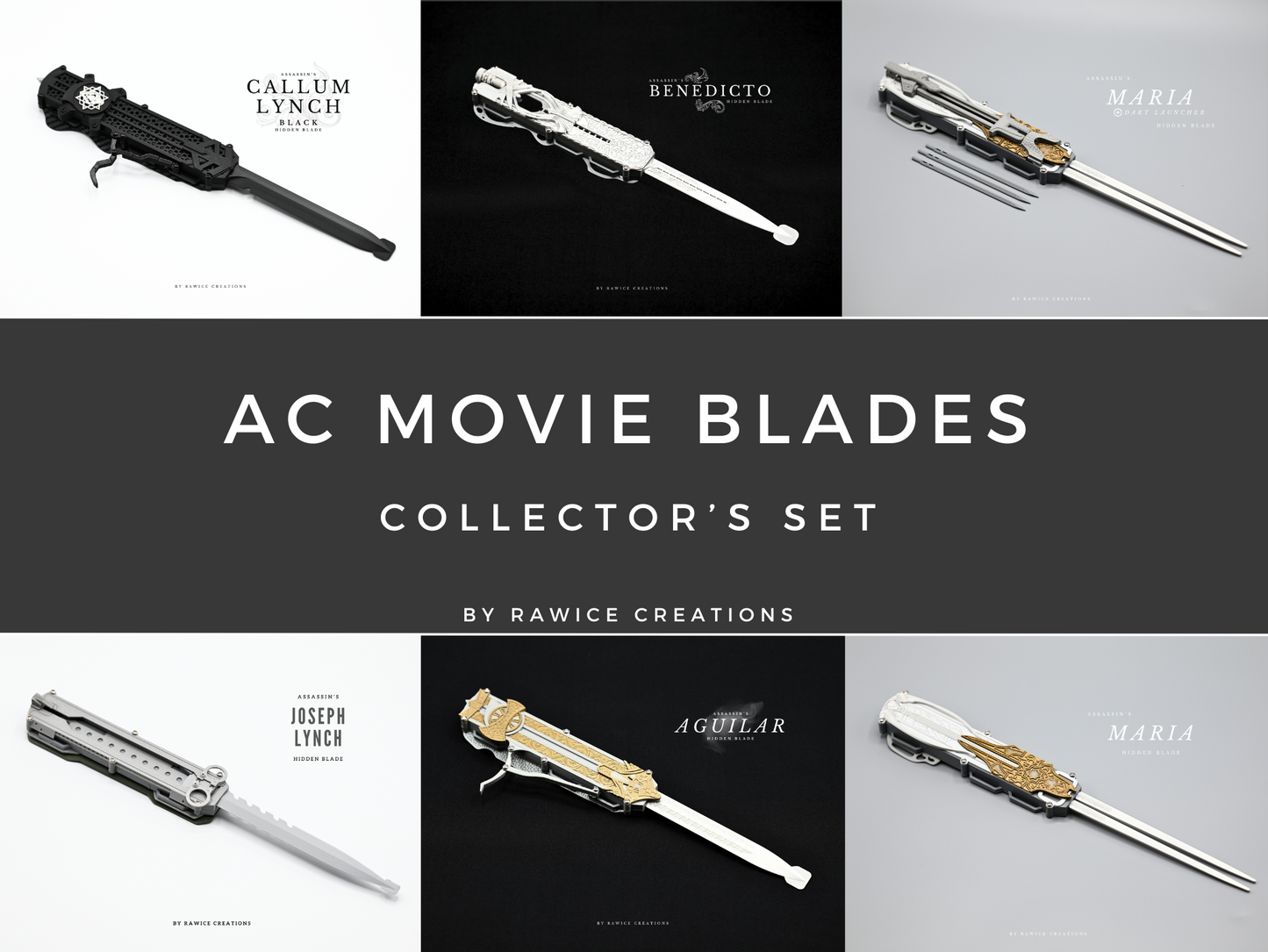 Rawice Creations Assassin's Movie Hidden Blades Collector's Bundle