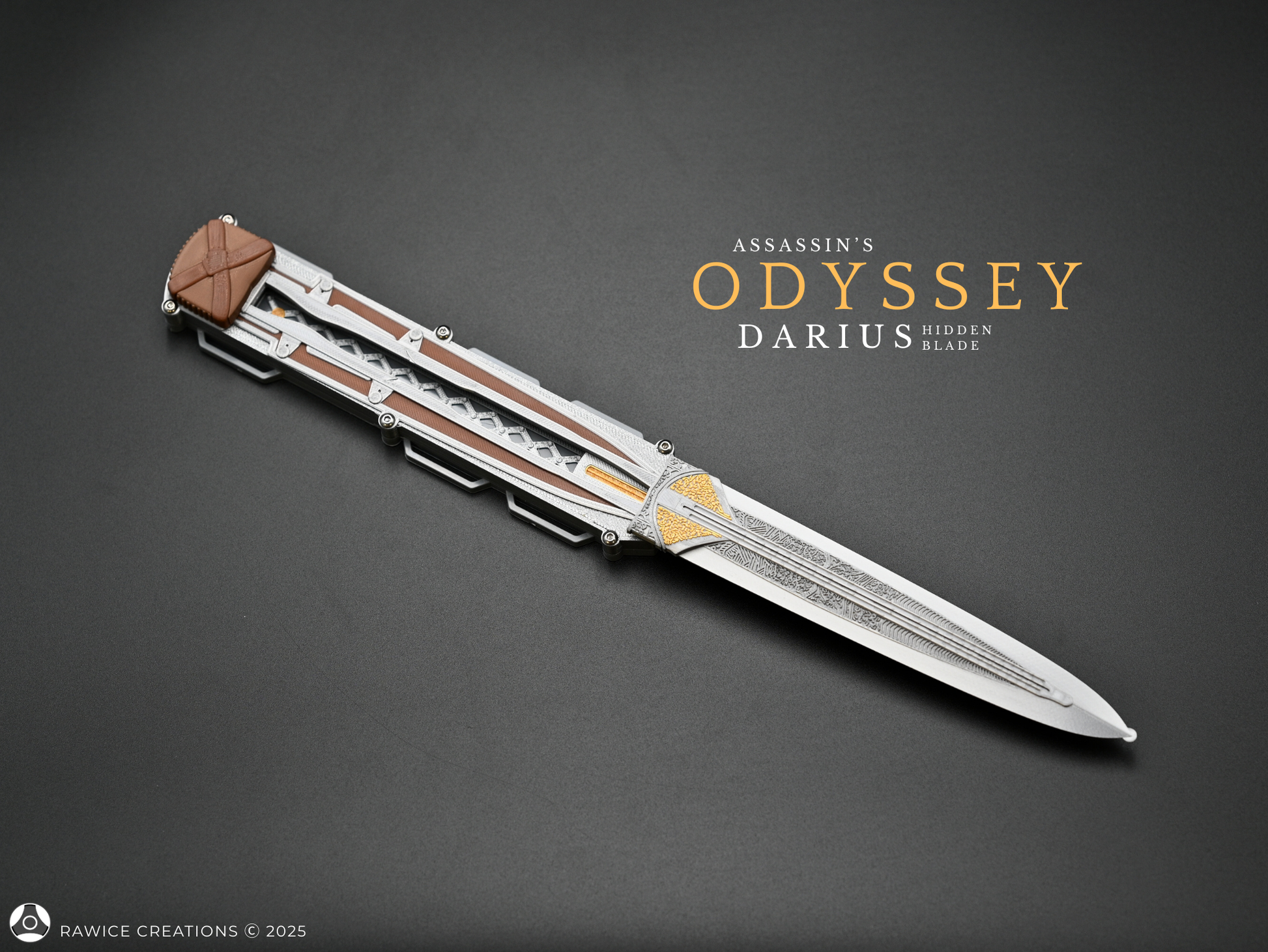 RAWICE CREATIONS V2 Assassin's Odyssey Darius Hidden Blade