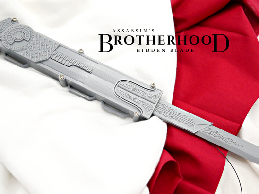 RAWICE CREATIONS V2 Assassin's Brotherhood Ezio Auditore Hidden Blade (Grey)