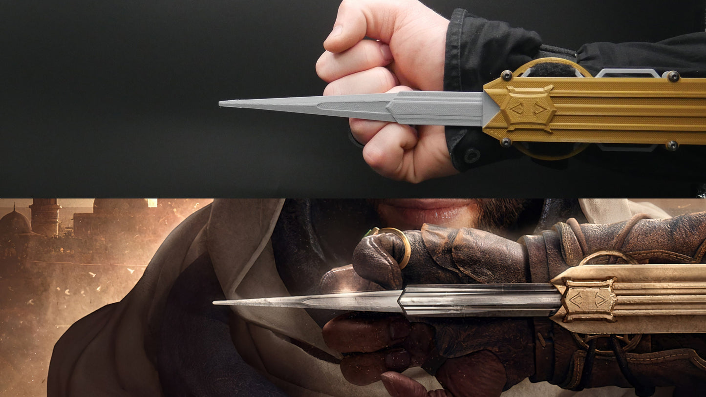 RAWICE CREATIONS V2 Assassin's Mirage Basim Hidden Blade