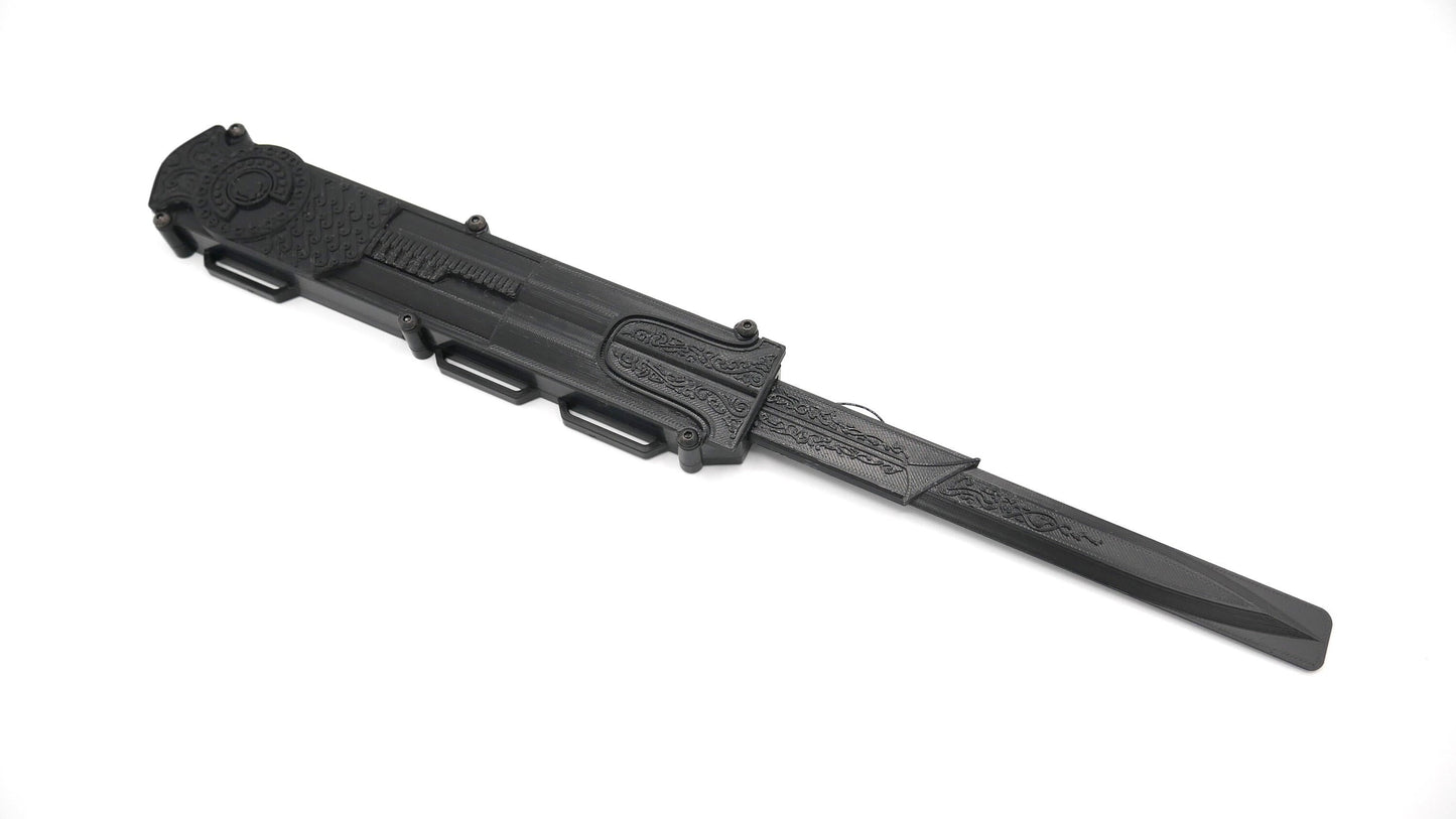 RAWICE CREATIONS V2 Assassin's Brotherhood Ezio Auditore Hidden Blade (Black)