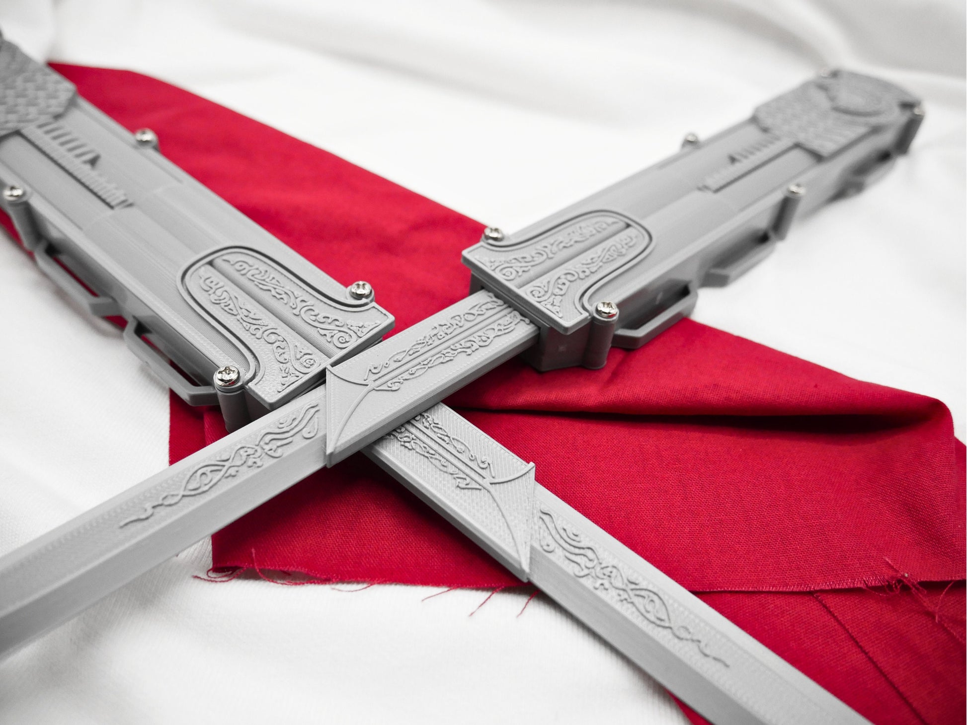 RAWICE CREATIONS V2 Assassin's Dual Brotherhood Ezio Auditore Hidden Blades (Grey Pair)