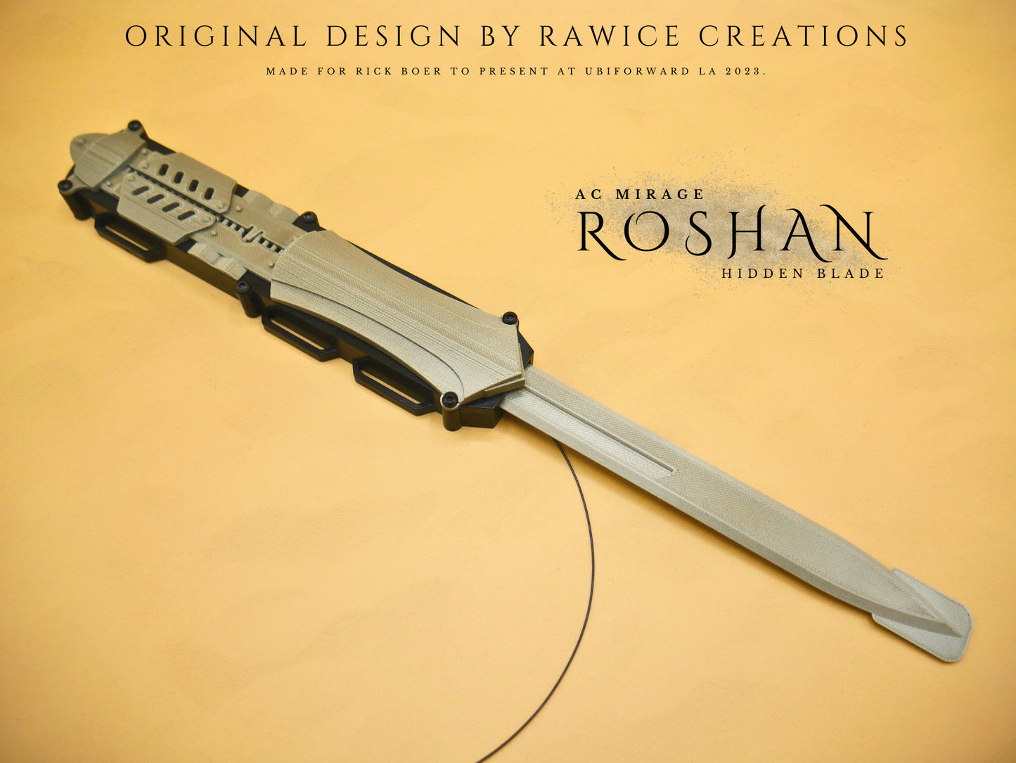 RAWICE CREATIONS V2 Assassin's Mirage Roshan Hidden Blade