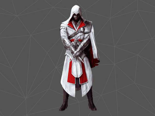 Ezio Auditore from Assassins Creed Brotherhood