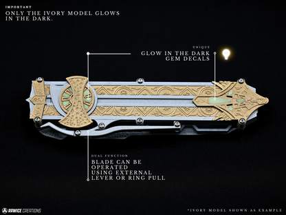 RAWICE CREATIONS V2 Assassin's Aguilar Hidden Blades Pair - AC Movie Blades (2 Colour Options)