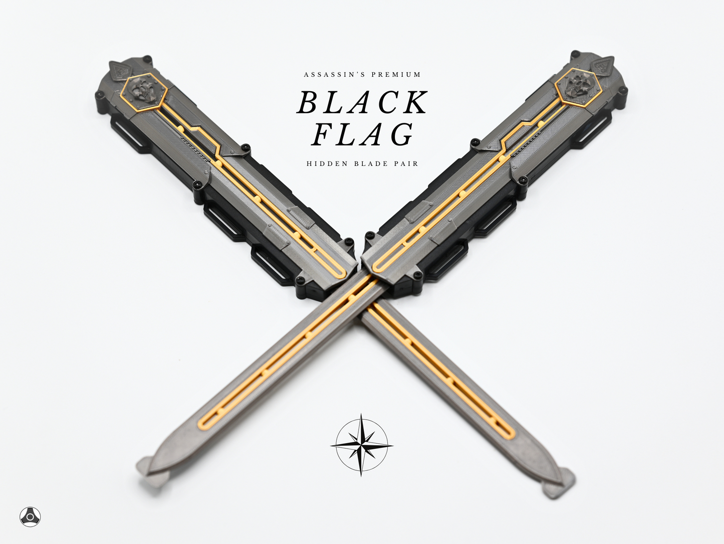 V2 Assassin's Black Flag Edward Kenway Hidden Blade Pair Premium Edition