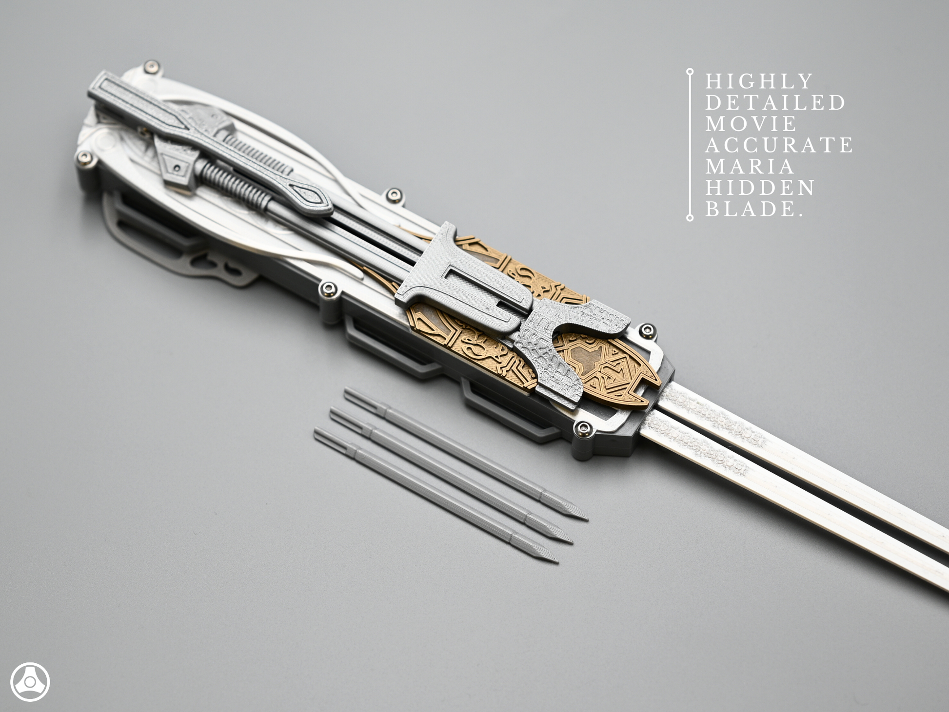 RAWICE CREATIONS V2 Assassin's Maria Hidden Blade + Dart Launcher - AC Movie Blade
