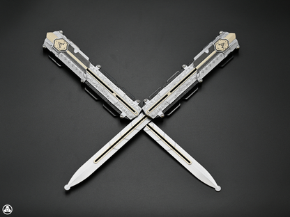 RAWICE CREATIONS V2 Assassin's Black Flag Adewale / Mary Read Hidden Blade Pair Premium Edition