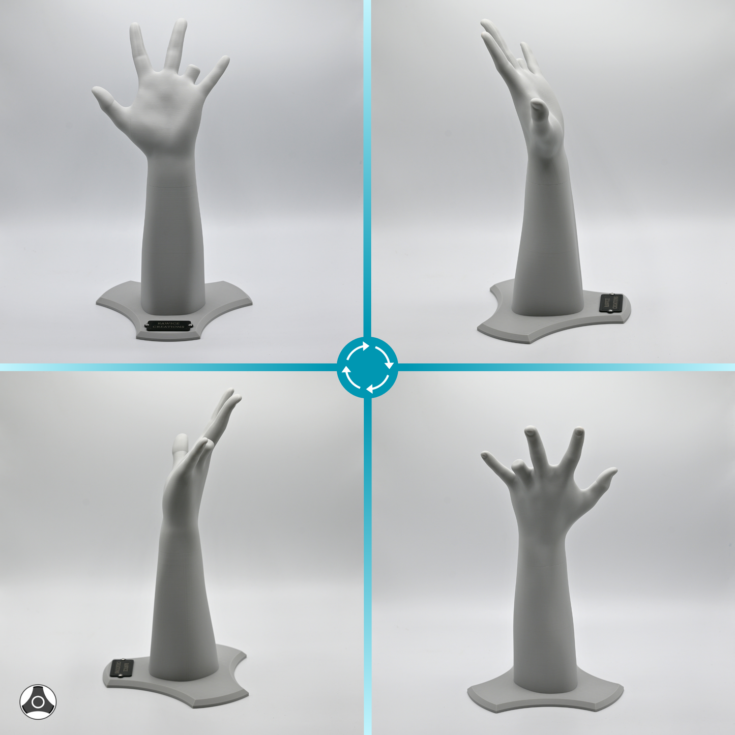 Rawice Creations Display Arm Stand - Assassin's Finger Sacrifice Version For Hidden Blades