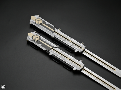 RAWICE CREATIONS V2 Assassin's Black Flag Adewale / Mary Read Hidden Blade Pair Premium Edition