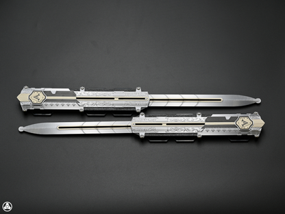 RAWICE CREATIONS V2 Assassin's Black Flag Adewale / Mary Read Hidden Blade Pair Premium Edition