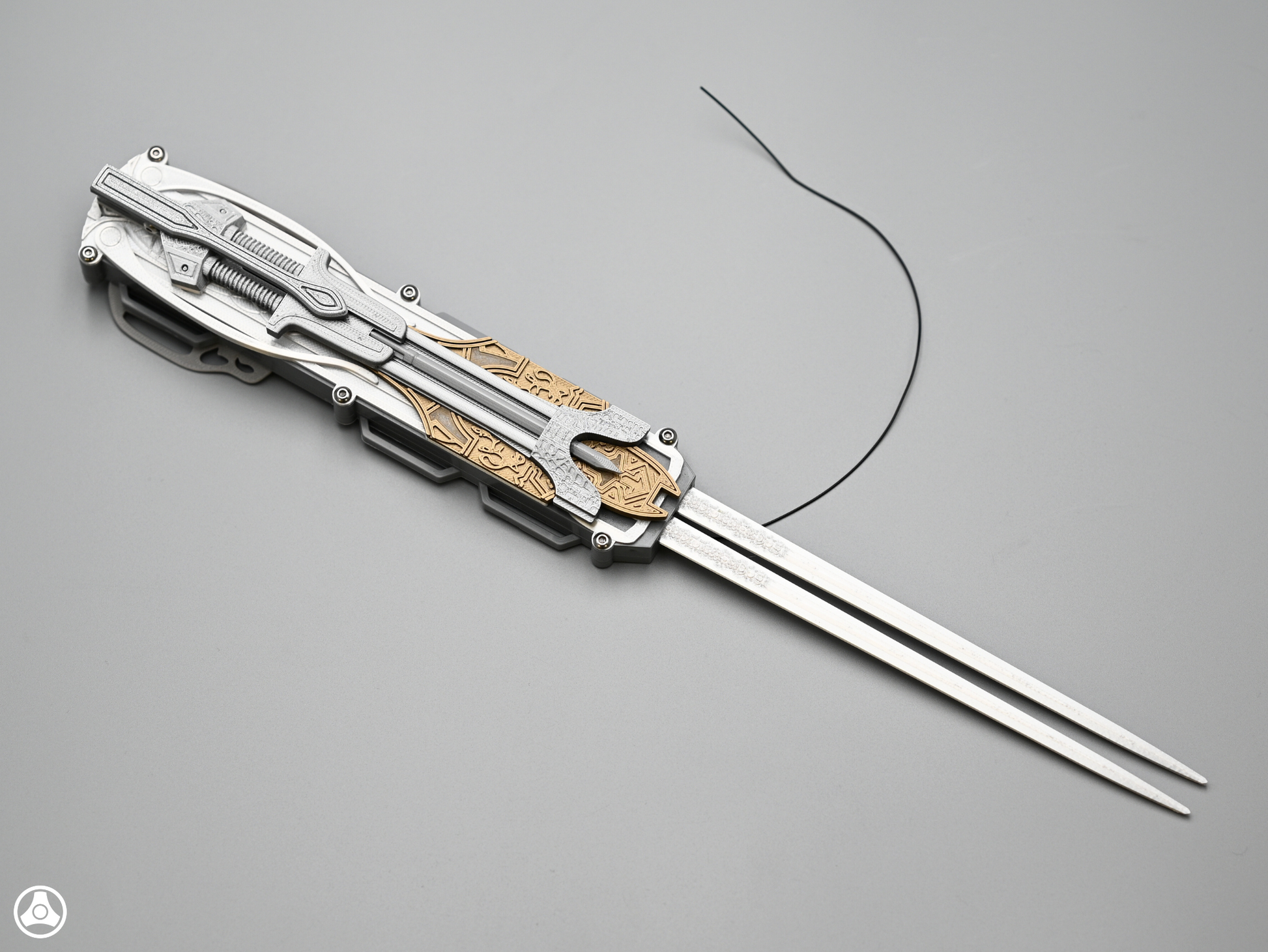 RAWICE CREATIONS V2 Assassin's Maria Hidden Blade + Dart Launcher - AC Movie Blade
