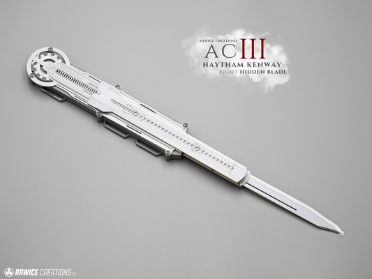 RAWICE CREATIONS V2 Assassin's AC III Haytham Kenway RIGHT Arm Hidden Blade