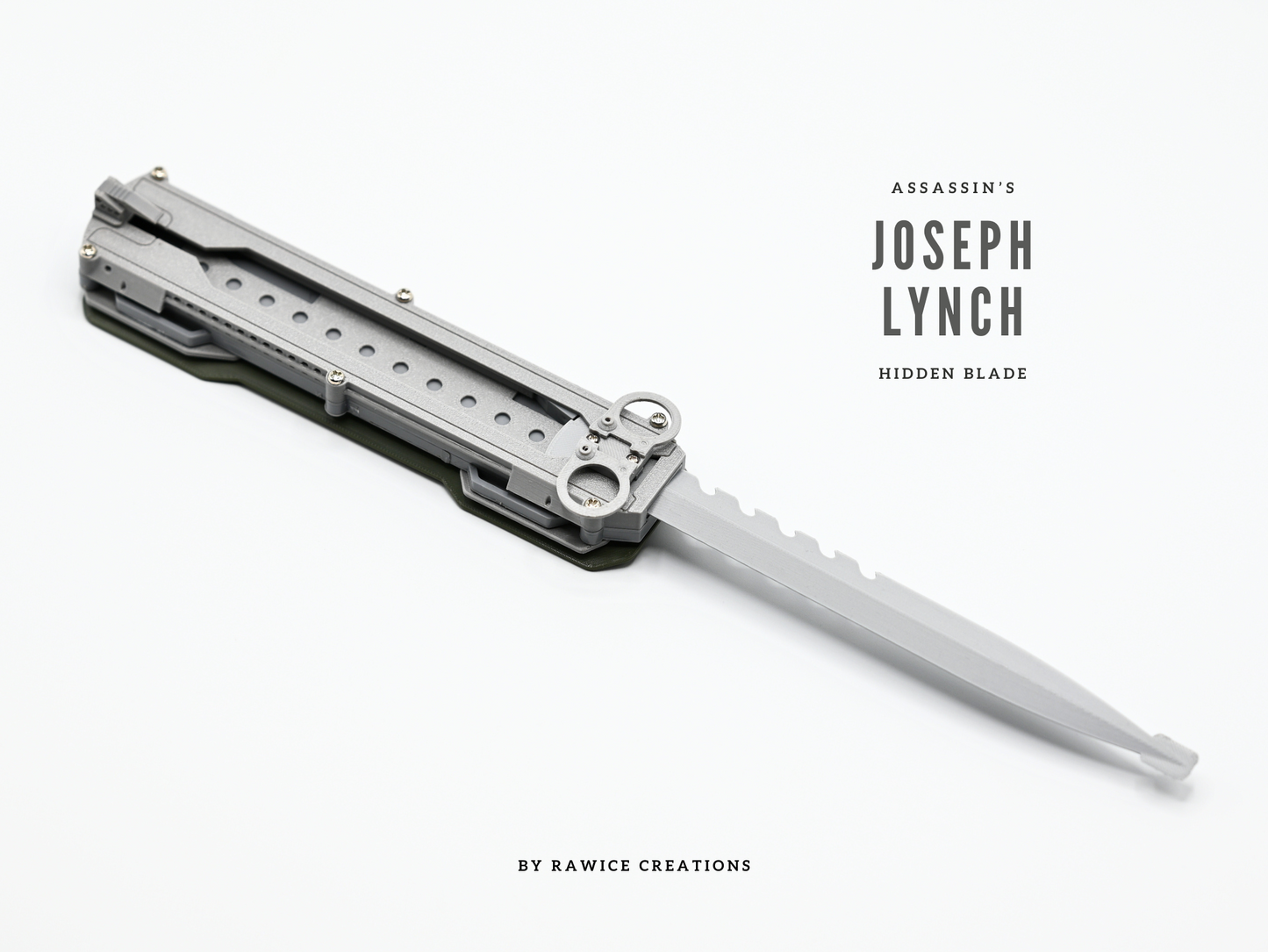 Custom Hidden Blade | Joseph Lynch Hidden Blade | Rawice Creations