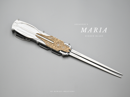 RAWICE CREATIONS V2 Assassin's Maria Hidden Blade - AC Movie Blade