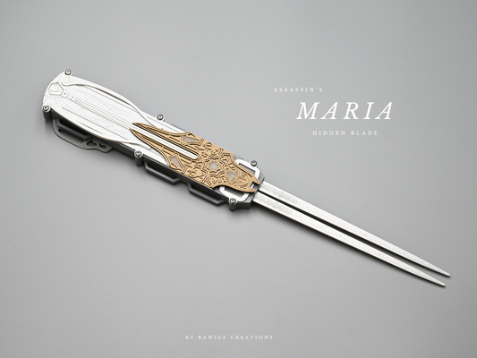 RAWICE CREATIONS V2 Assassin's Maria Hidden Blade - AC Movie Blade