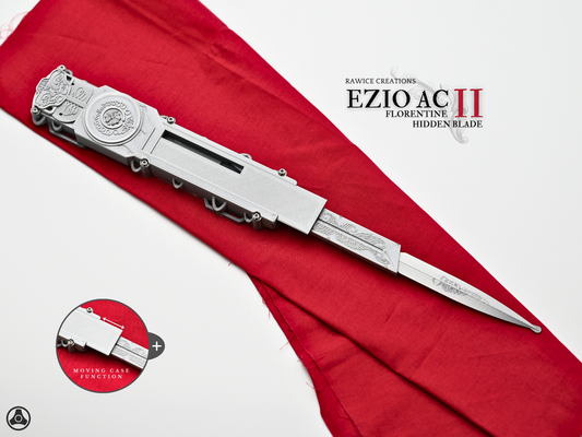 RAWICE CREATIONS V2 AC II Ezio Auditore Florentine Left Arm Hidden Blade