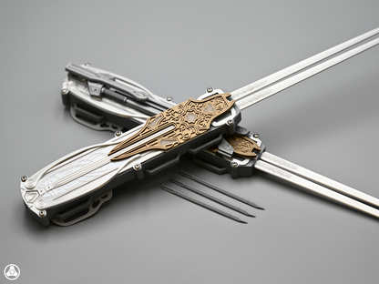 RAWICE CREATIONS V2 Assassin's Dual Maria Hidden Blades (Blade Pair) AC Movie Blades