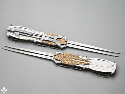 RAWICE CREATIONS V2 Assassin's Dual Maria Hidden Blades (Blade Pair) AC Movie Blades