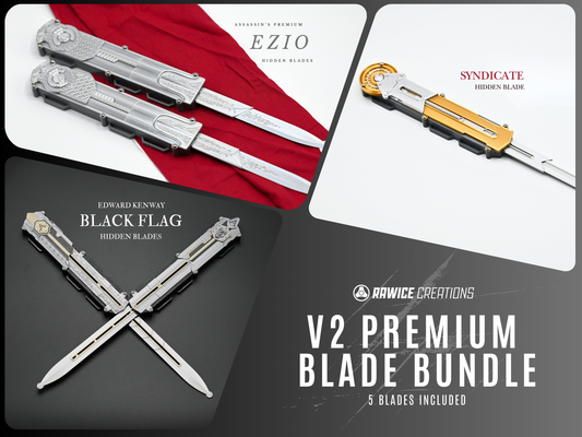 Rawice Creations V2 Assassin's Premium Hidden Blades Bundle