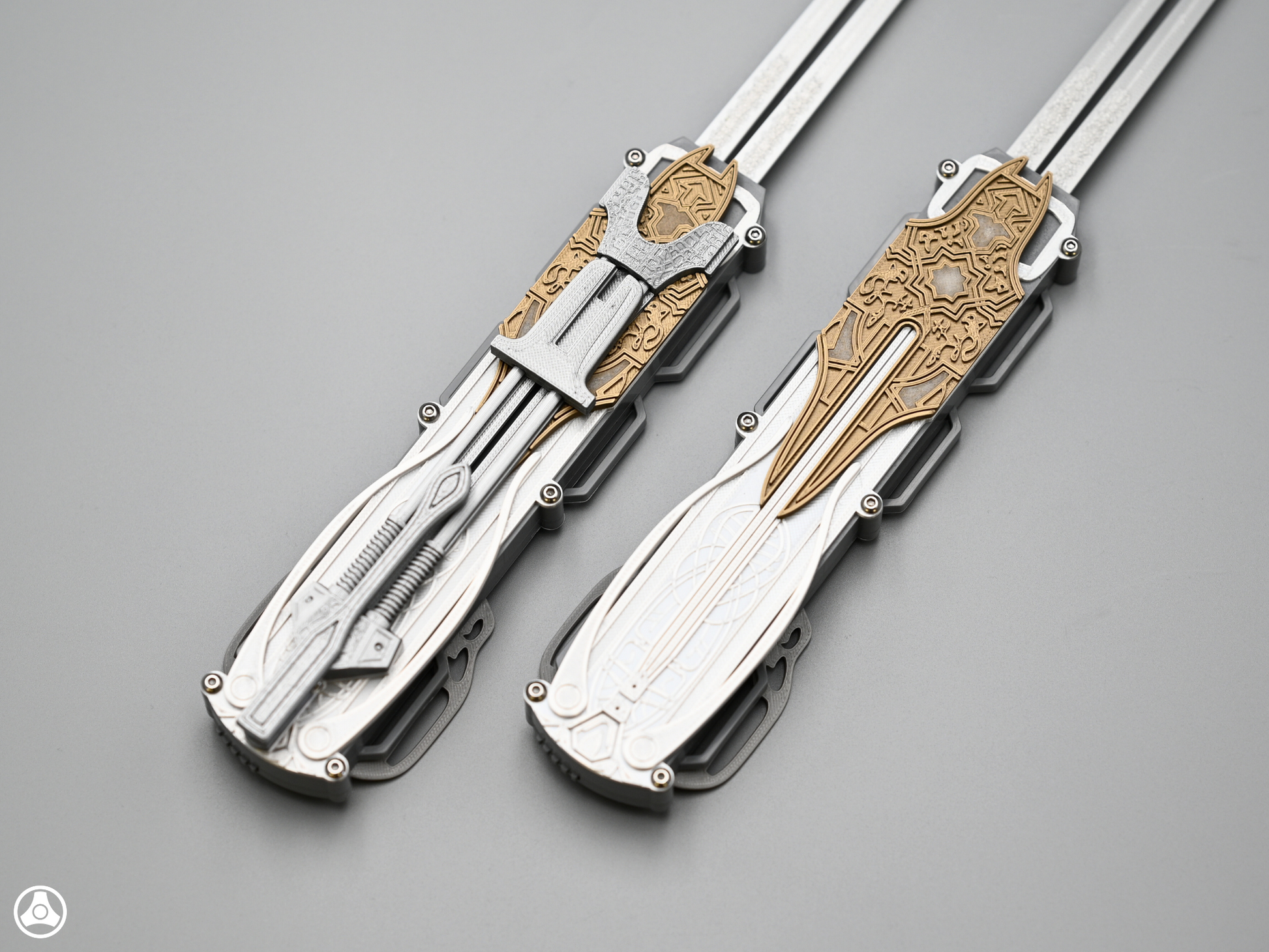 RAWICE CREATIONS V2 Assassin's Dual Maria Hidden Blades (Blade Pair) AC Movie Blades
