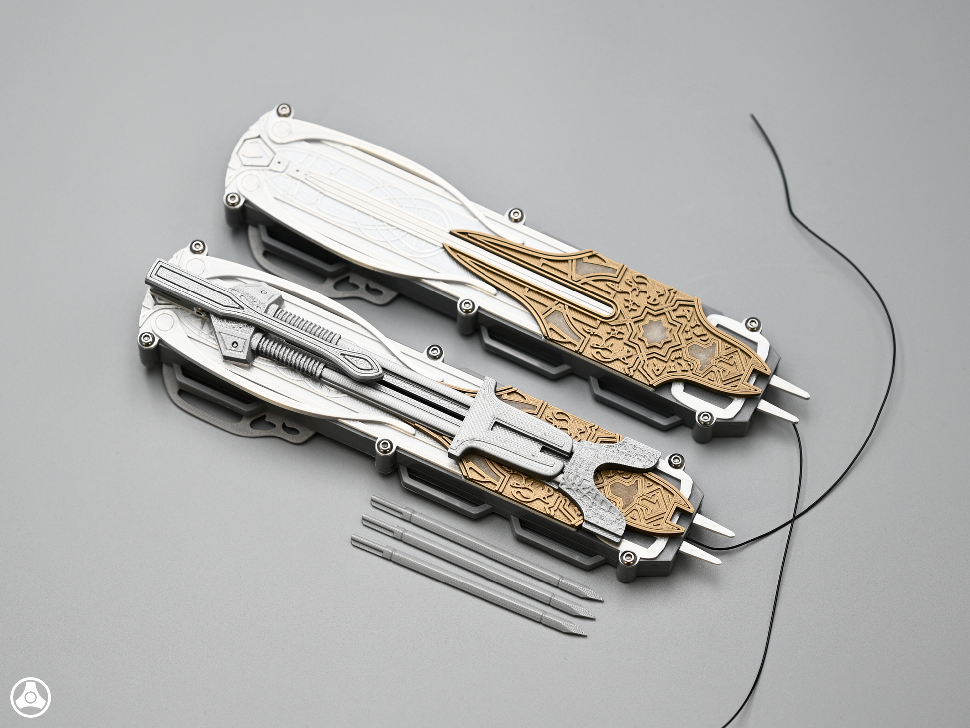 RAWICE CREATIONS V2 Assassin's Dual Maria Hidden Blades (Blade Pair) AC Movie Blades