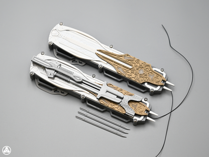 RAWICE CREATIONS V2 Assassin's Dual Maria Hidden Blades (Blade Pair) AC Movie Blades
