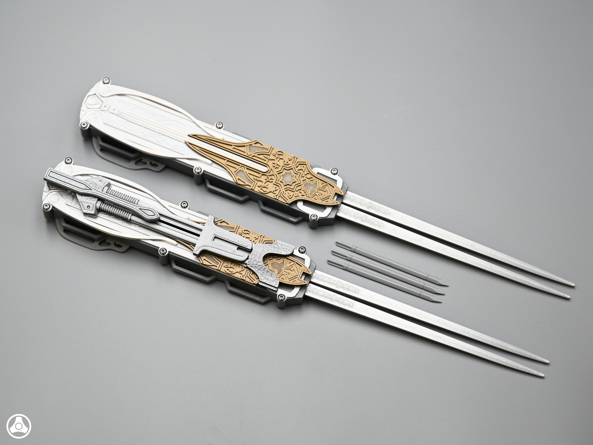 RAWICE CREATIONS V2 Assassin's Dual Maria Hidden Blades (Blade Pair) AC Movie Blades