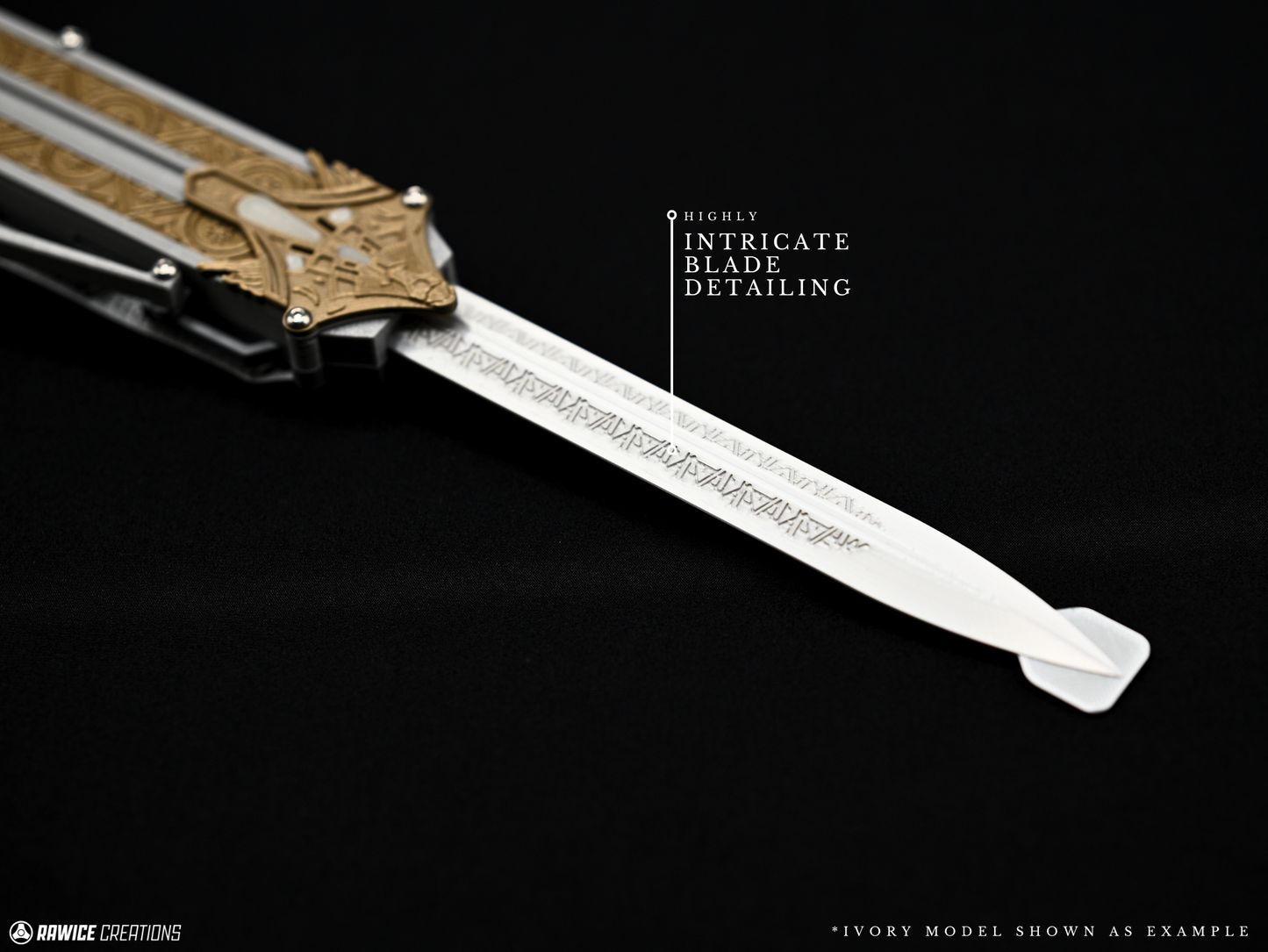 RAWICE CREATIONS V2 Assassin's Aguilar Hidden Blade - AC Movie Blade