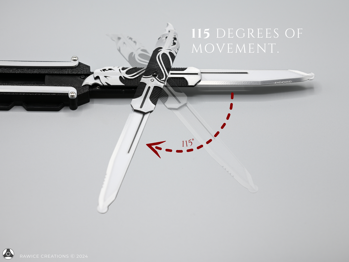 V2 Assassin's AC III Connor Kenway Pivot Hidden Blade (LEFT Arm Version)