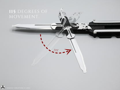 V2 Assassin's AC III Connor Kenway Pivot Hidden Blade (Right Arm Version)