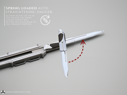 V2 Assassin's AC III Haytham Kenway LEFT Arm Pivot Hidden Blade