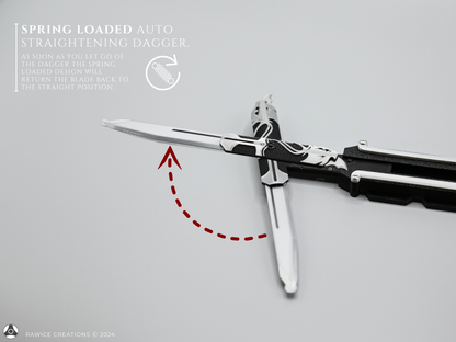 V2 Assassin's AC III Connor Kenway Pivot Hidden Blade (RIGHT Arm Version)