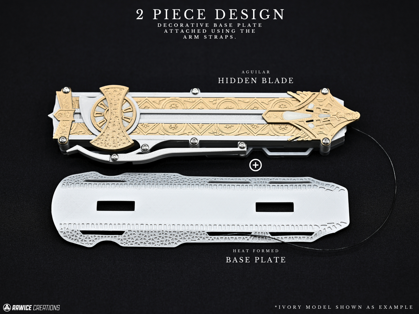 RAWICE CREATIONS V2 Assassin's Aguilar Hidden Blade - AC Movie Blade