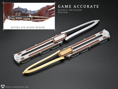 V2 Assassin's Origins Bayek of Siwa Hidden Blade (Design 5)