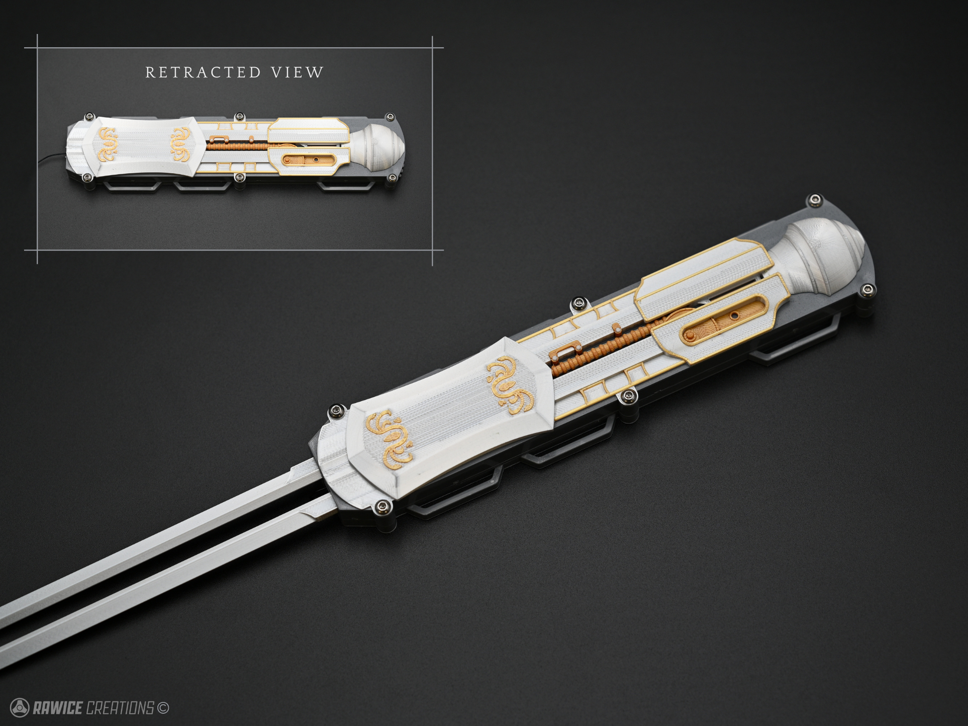 RAWICE CREATIONS V2 Assassin's Origins Bayek of Siwa Hidden Blade (Design 11)