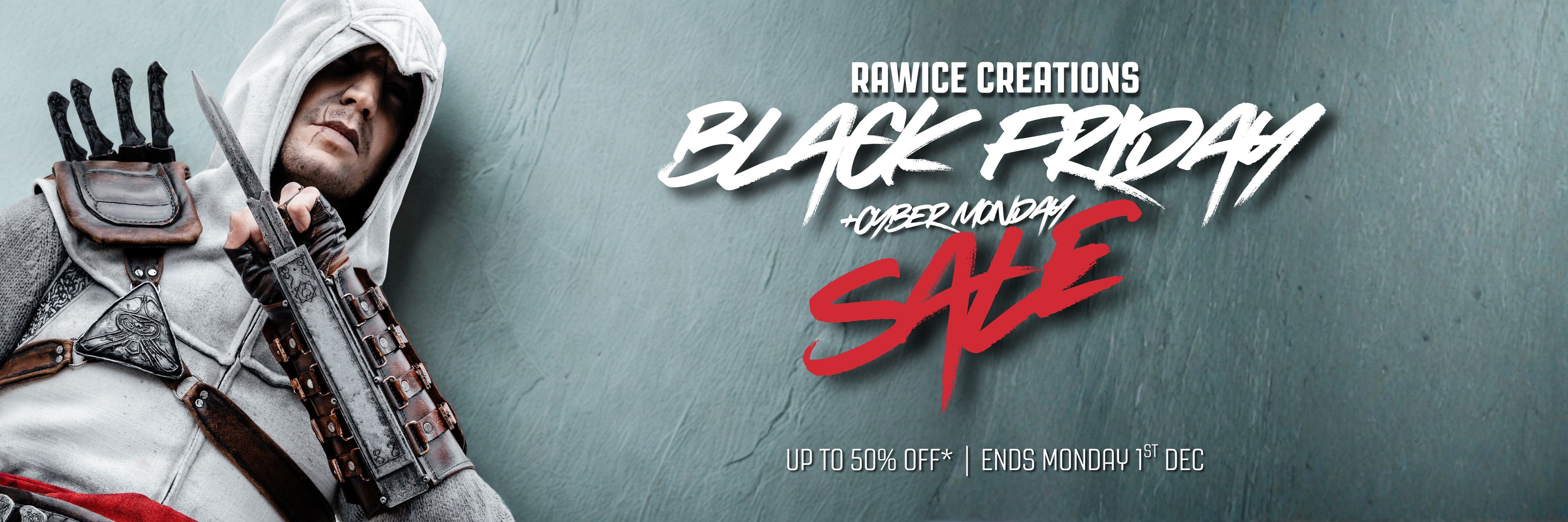Rawice Creations 2025 Black Friday Sale Banner