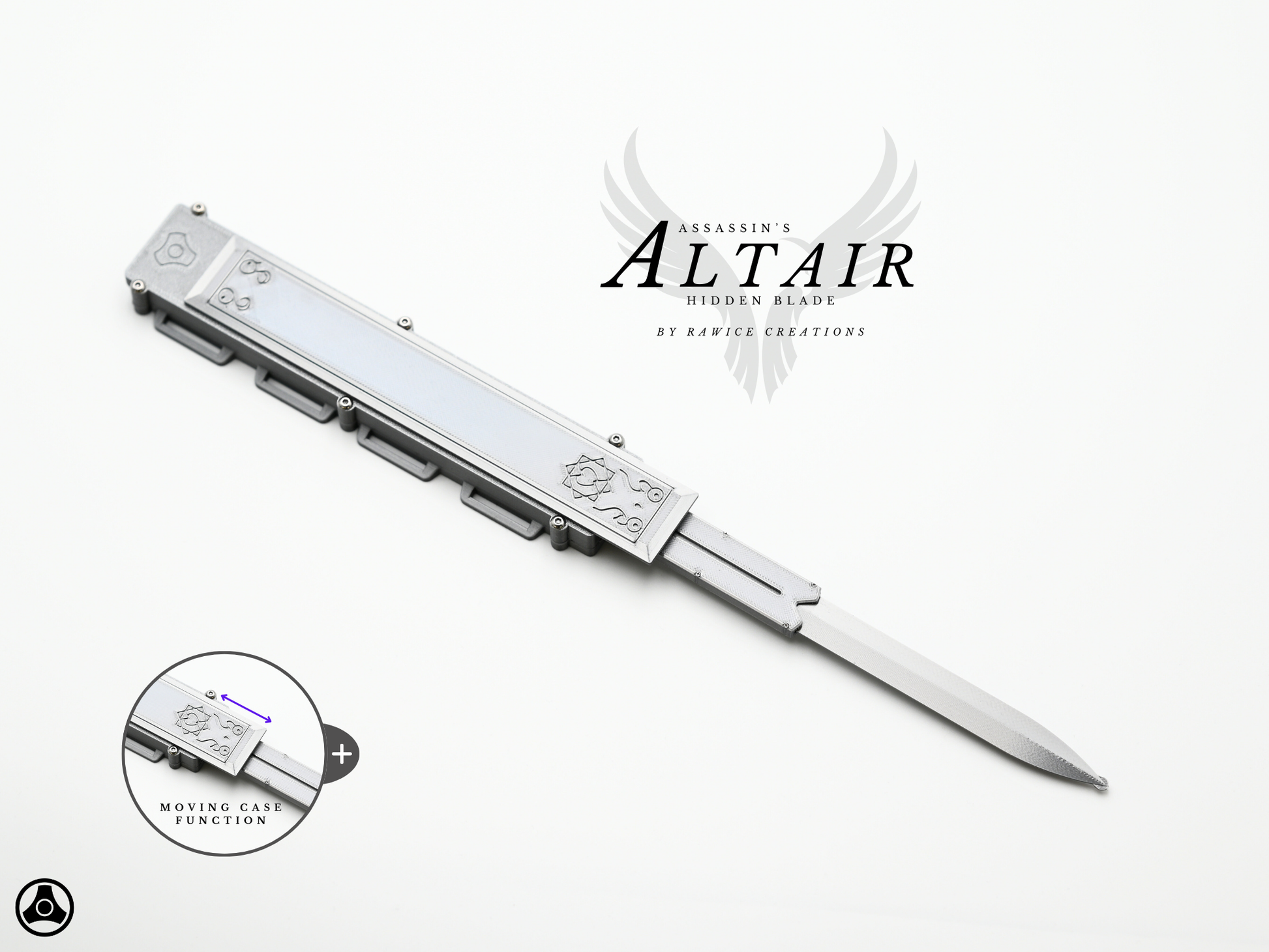 RAWICE CREATIONS V2 Assassin's AC I Altair Hidden Blade