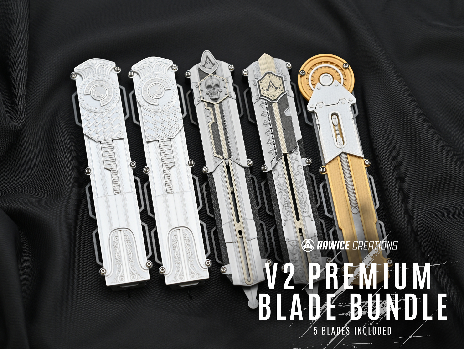 Rawice Creations V2 Assassin's Premium Hidden Blades Bundle
